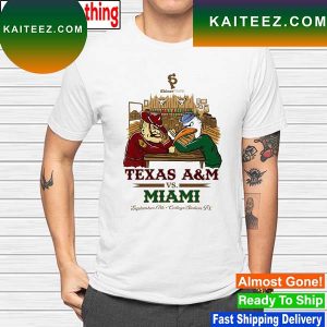Texas A&M Vs Miami Hurricanes Shiner Park Showdown T-shirt