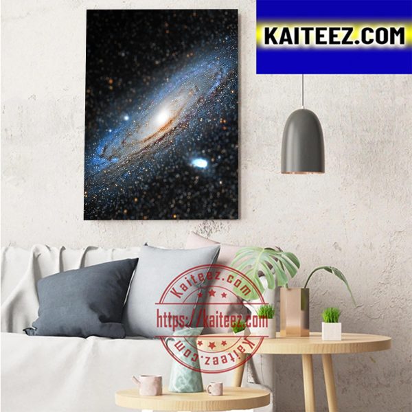 The Andromeda Galaxy By Hubble Space Telescope Artdecor Poster Cavas