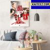 The Atlanta Falcons Cordarrelle Patterson 141 Rushing Yards Art Decor Poster Canvas