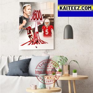 The Arizona Cardinals Matt Prater 1600+ Career Points In NFL Art Decor Poster Canvas