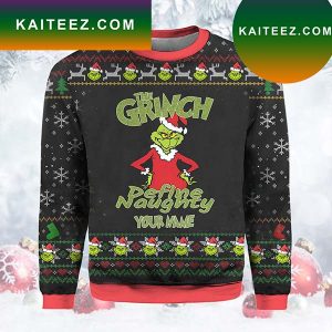The Grinch Define Naughty Grinch Christmas Ugly Sweater