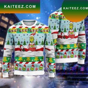 The Grinch & Snoopy dog funny Grinch Christmas Ugly Sweater