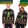 The Grinch with dog Driving Jeep Christmas Grinch Christmas Ugly Sweater