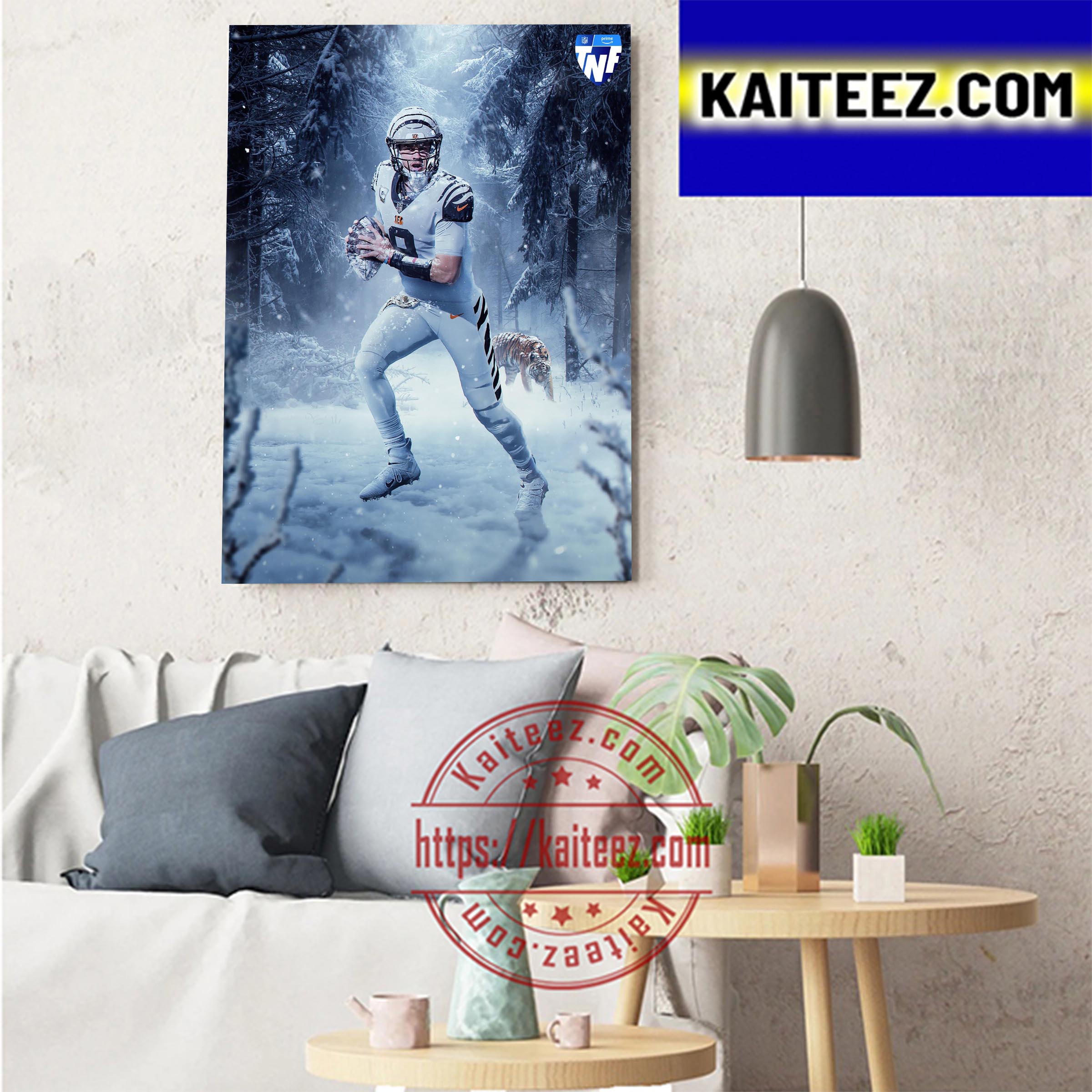 The Iciest QB In The Game Miami Dolphins Vs Cincinnati Bengals In NFL Art Decor Poster Canvas