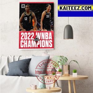 The Las Vegas Aces Are 2022 WNBA Champs Art Decor Poster Canvas