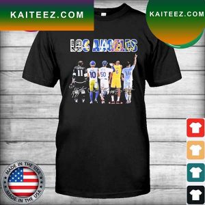 The Los Angeles Sport team Kopitar Kupp Betts James and Chicharto signatures T-shirt