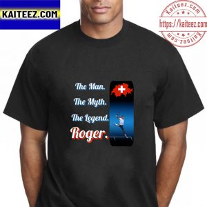 The Man The Myth The Legend Roger Federer Vintage T-Shirt