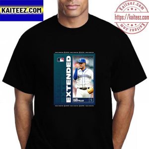 The Seattle Mariners RHP Luis Castillo Extended Vintage T-Shirt