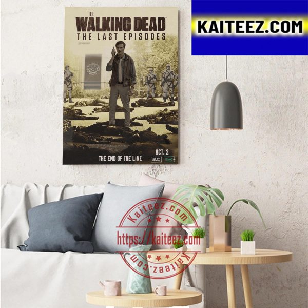 The Walking Dead The Last Episodes Art Decor Poster Canvas