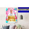 Tim Soudan Is 2022 Dick Edell Coach Of The Year Of PLL Decorations Poster Canvas