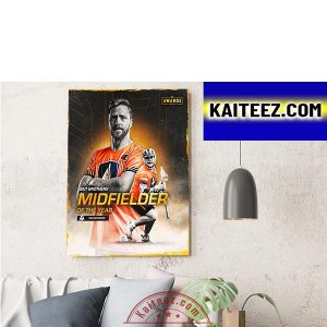 Tom Schreiber Is 2022 Midfielder Of The Year In PLL Decorations Poster Canvas