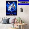 Toronto Blue Jays Clinched 2022 MLB Postseason Art Decor Poster Canvas