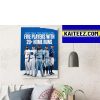 Toronto Blue Jays First MLB Team 20+ Home Runs Decorations Poster Canvas