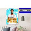 Trevor Baptiste Is 2022 MVP Most Valuable Player Of PLL Decorations Poster Canvas