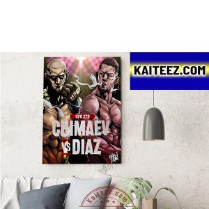 UFC 279 Chimaev vs Diaz It’s Fight Week Decorations Poster Canvas