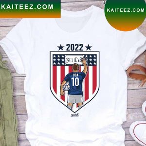 USMNT Believe Qatar 2022 USA World Cup SocceRr T-shirt