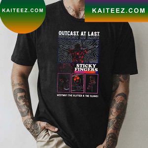 Vintage Outcast At Last The Glitter & The Slums Unisex T-shirt