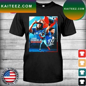 Vladimir Guerrero Jr 100 Career Home Runs T-shirt