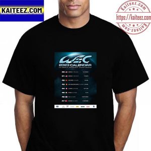 WEC 2023 Calendar FIA World Endurance Championship Vintage T-Shirt