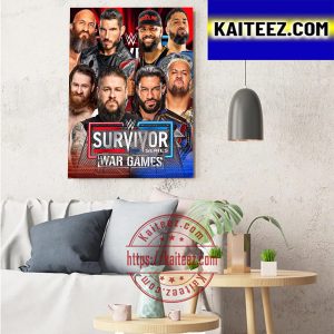 WWE Survivor Series War Games Art Decor Poster Canvas