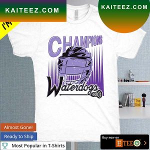 Waterdogs Premier Lacrosse Waterdogs Champions T-shirt