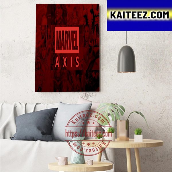 Welcome To Marvel Axis Of Marvel Studios Art Decor Poster Canvas