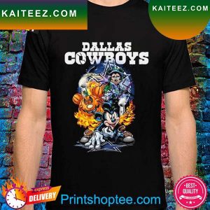 Witch Mickey Mouse Dallas Cowboys halloween 2022 T-shirt