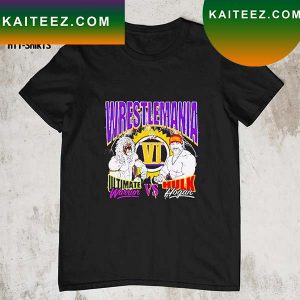 Wrestlemania Ultimate Warrior vs Hulk Hogan T-shirt