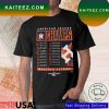 2022 American League Champions Houston Astros Roster T-Shirt