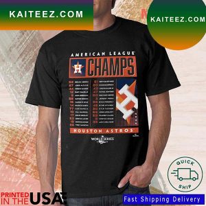 2022 American League Champions Houston Astros World Seires T-Shirt