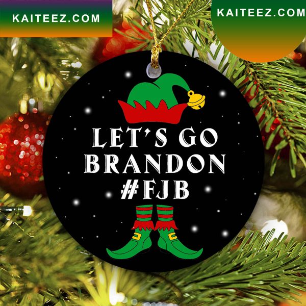 2022 Lets Go Brandon FJB Grinch Christmas Grinch Decorations Outdoor Ornament