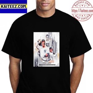 Aaron Judge 62 HRs In American League Single Season HR Record Holder Vintage T-Shirt