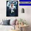 Aaron Judge 62 HRs In American League Single Season HR Record Holder Wall Art Poster Canvas