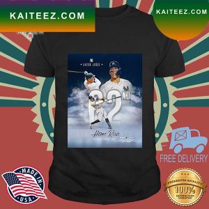 Aaron Judge New York Yankees Authentic American League Home Run Record Unsigned T-Shirt