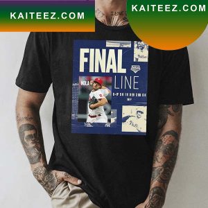 Aaron Nola Philadelphia Phillies Final Line MLB NLDS 2022 Fan Gifts T-Shirt