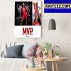 Aja Wilson Is MVP Of FIBA Women’s Basketball World Cup Art Decor Poster Canvas