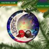 Aladin Couple Love You To The Moon Galaxy Mica Circle Ornament Perfect Gift For Holiday