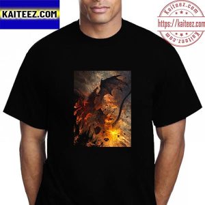Ancalagon the Black Fire And Death In HOTD Vintage T-Shirt