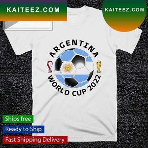 Argentina Soccer World Cup 2022 Argentina Flag T-shirt