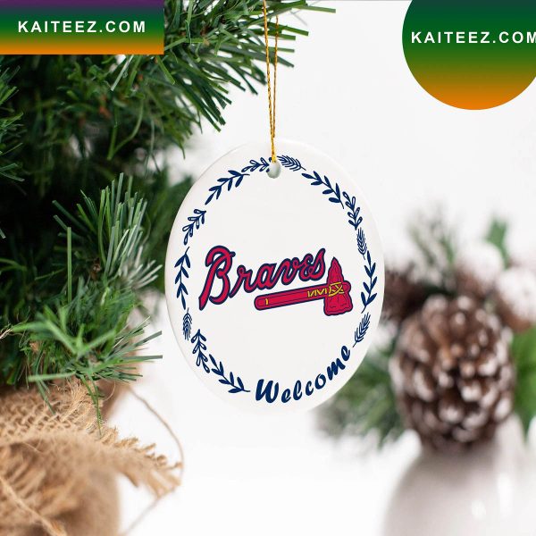 Atlanta Braves 2022 World Series Champions Christmas Ornament