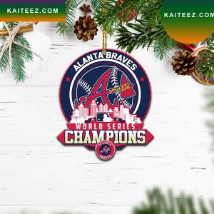 Atlanta Braves 2022 World Series Champions Christmas Ornament