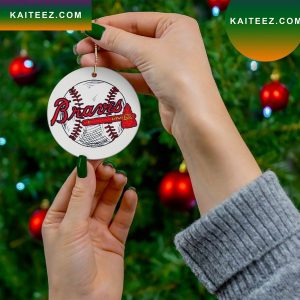 Atlanta Braves MLB Christmas Ornaments