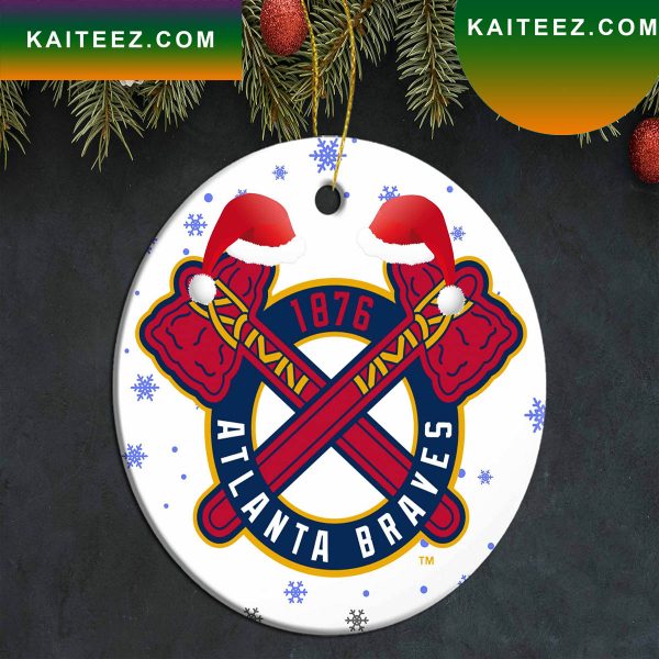 Atlanta Braves Christmas Ornament