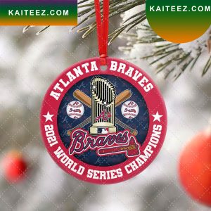 Atlanta Braves MLB World Series Champions 2022 Christmas Ornament