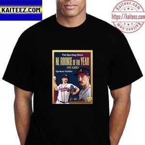Atlanta Braves Spencer Strider On The Sporting News NL Rookie Of The Year Vintage T-Shirt