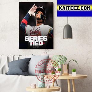 Atlanta Braves Takes 2022 NLDS Game 2 Art Decor Poster Canvas