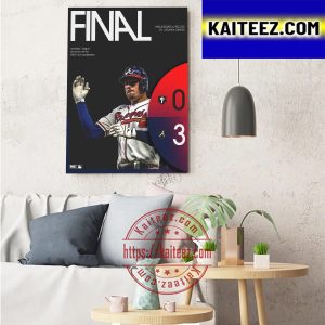 Atlanta Braves Takes NLDS 2022 MLB Postseason Game 2 Art Decor Poster Canvas