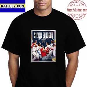 Atlanta Braves With Five Silver Slugger Award Finalists Vintage T-Shirt