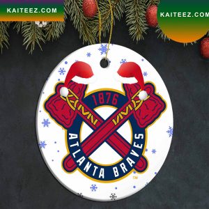 Atlanta Braves World Series 2022 Champions MLB Christmas Ornament