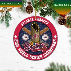 Atlanta Braves World Series 2022 Christmas Ornament